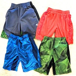 Lot of Boys Shorts Nike, Tek Gear And 1 Size Small 8-10